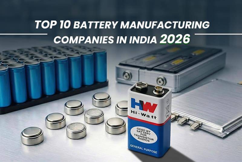 Top 10 Battery Manufacturing Companies in India 2026: Latest Ranking, Types, Prices & Features