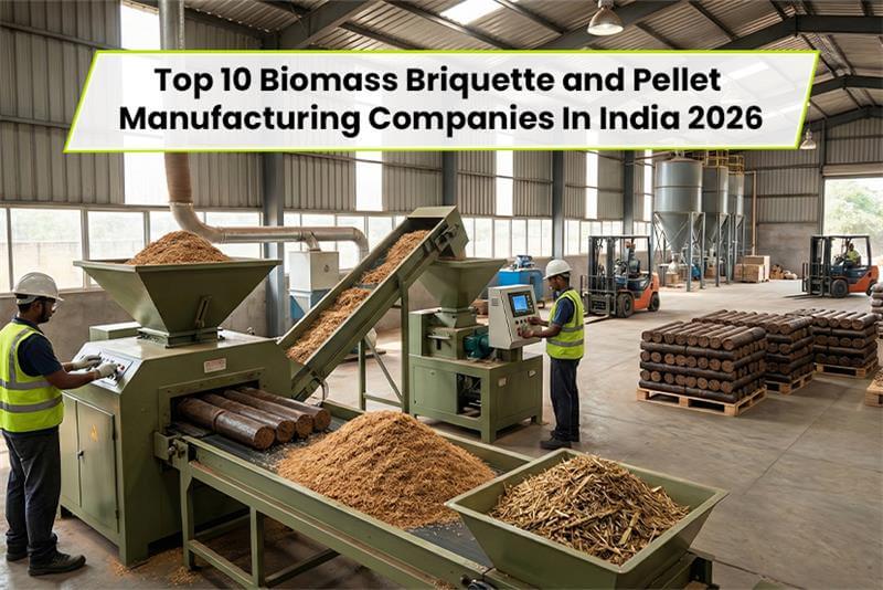 Top 10 Biomass Briquette and Pellet Manufacturing Companies In India 2026