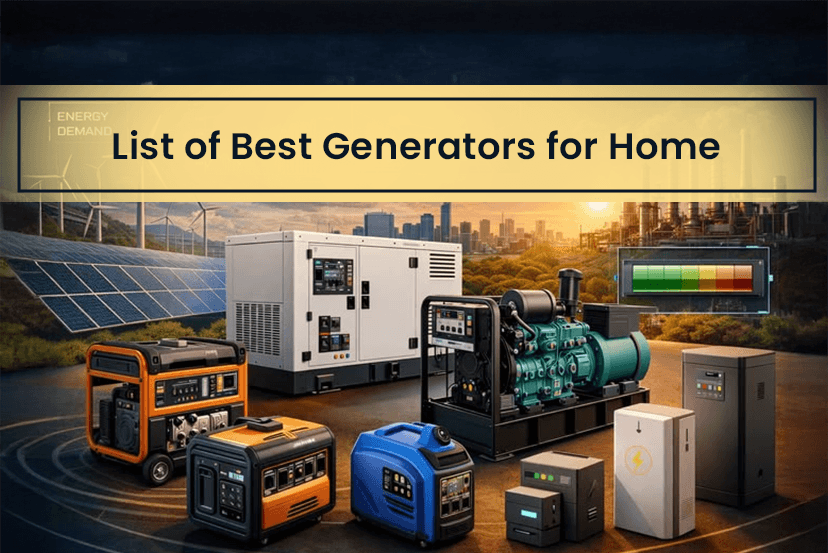 List of Best Generators for Home