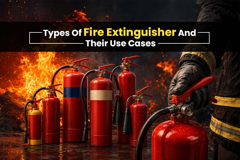 Types Of Fire Extinguisher and Their Use Cases