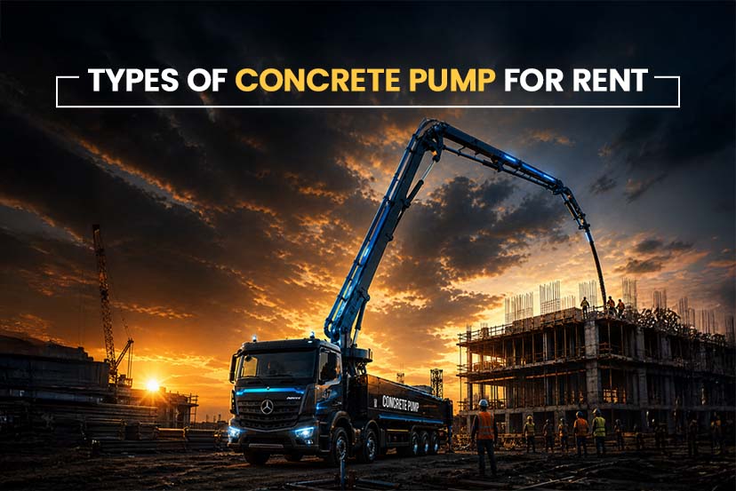 Types of Concrete Pump for Rent