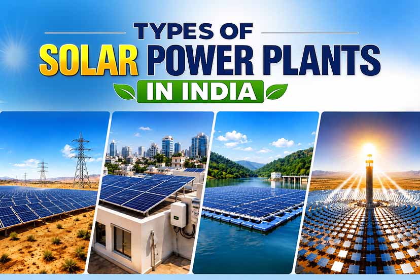 Types Of Solar Power Plants in India