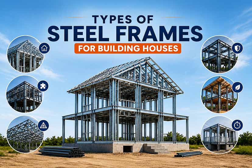 Types Of Steel Frames For Building Houses