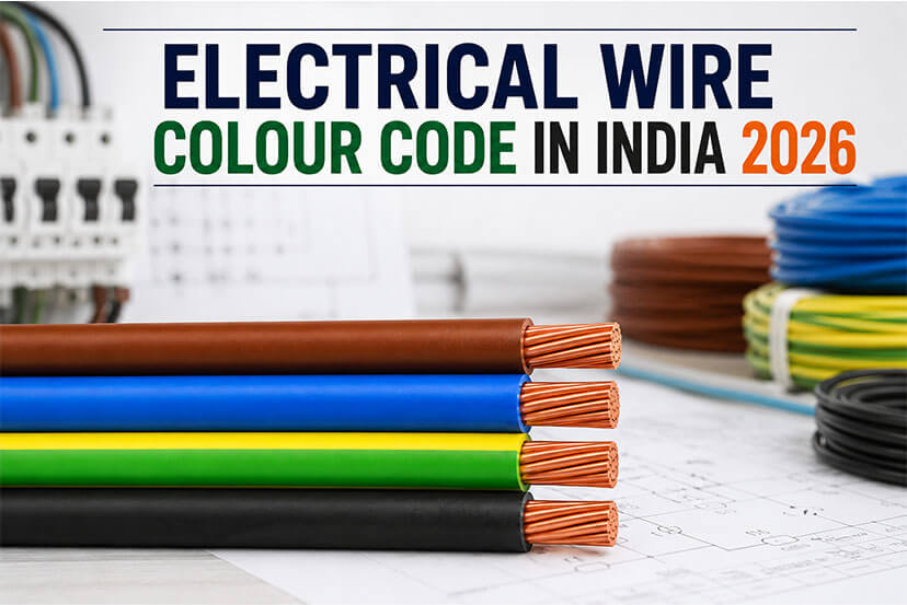 Electrical Wire Colour Code in India 2026