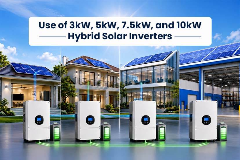 Use-Of-3kw-5kw-7.5kw-And-10kw-Hybrid-Solar-Inverters