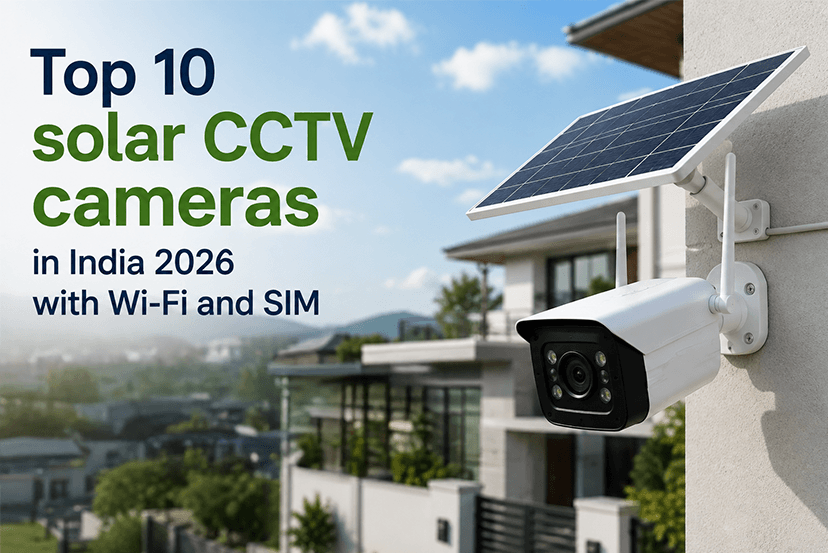 Top 10 Solar CCTV Cameras in India 2026 With WiFi and SIM