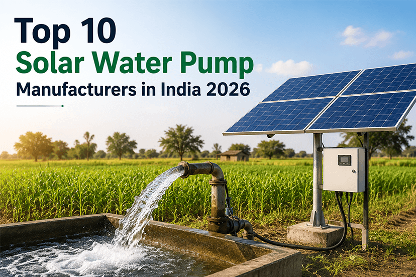 Top 10 Solar Water Pump Manufacturers in India 2026