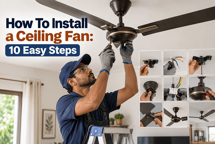 How To Install a Ceiling Fan